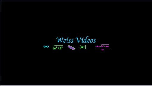 Weiss Videos channel banner