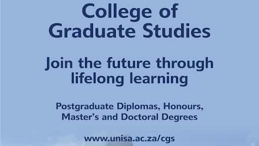 UNISA College Of Graduate Studies (CGS) channel image
