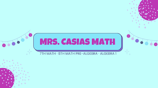 Mrs. Casias Math channel banner