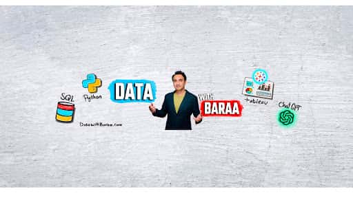 Data with Baraa channel banner