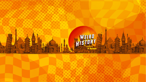 Weird History channel banner