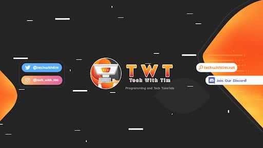 Tech With Tim channel banner