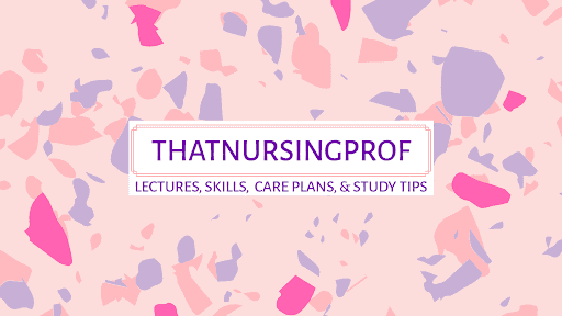 That nursing prof channel banner