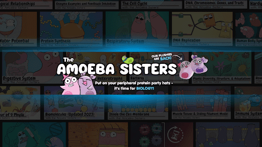 Amoeba Sisters channel banner
