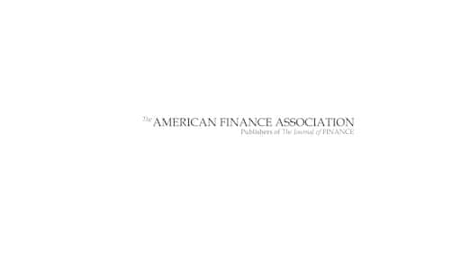 The American Finance Association channel image