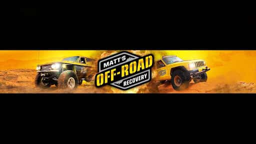Matt's Off Road Recovery channel banner