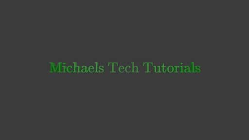 MichaelsTechTutorials channel image